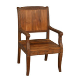 Indian Hand Carved Solid Wood Chair 11